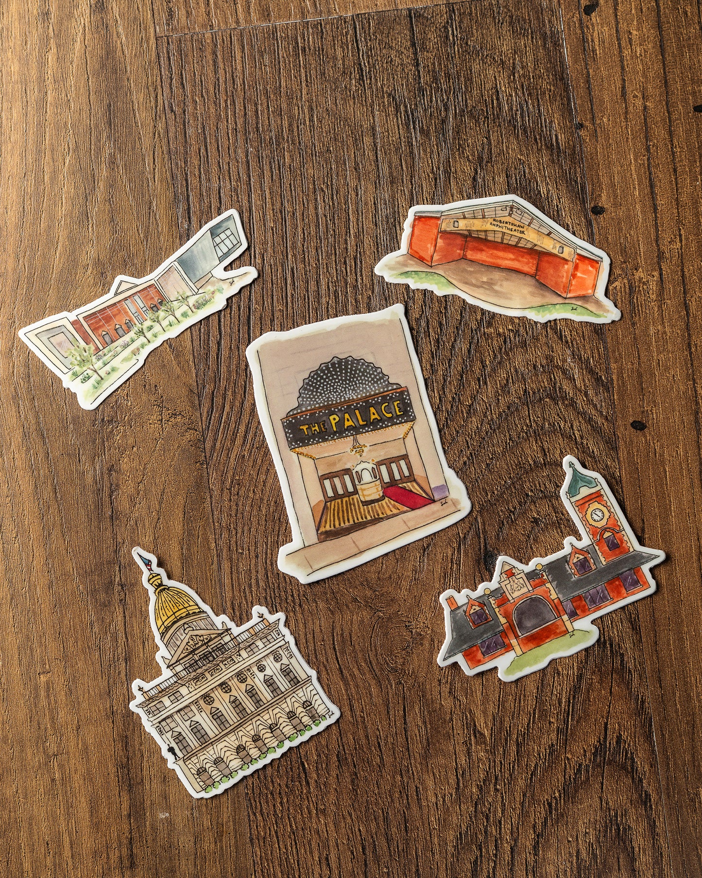 Greensburg Buildings Sticker Pack