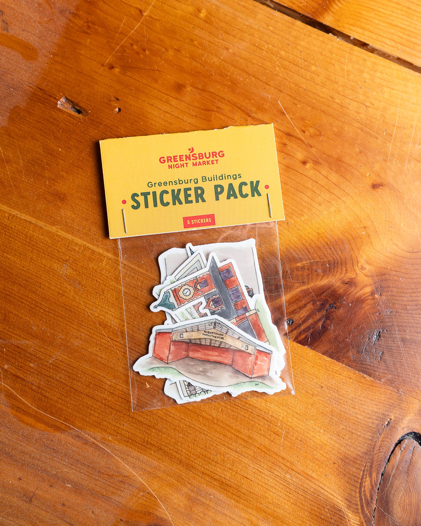 Greensburg Buildings Sticker Pack